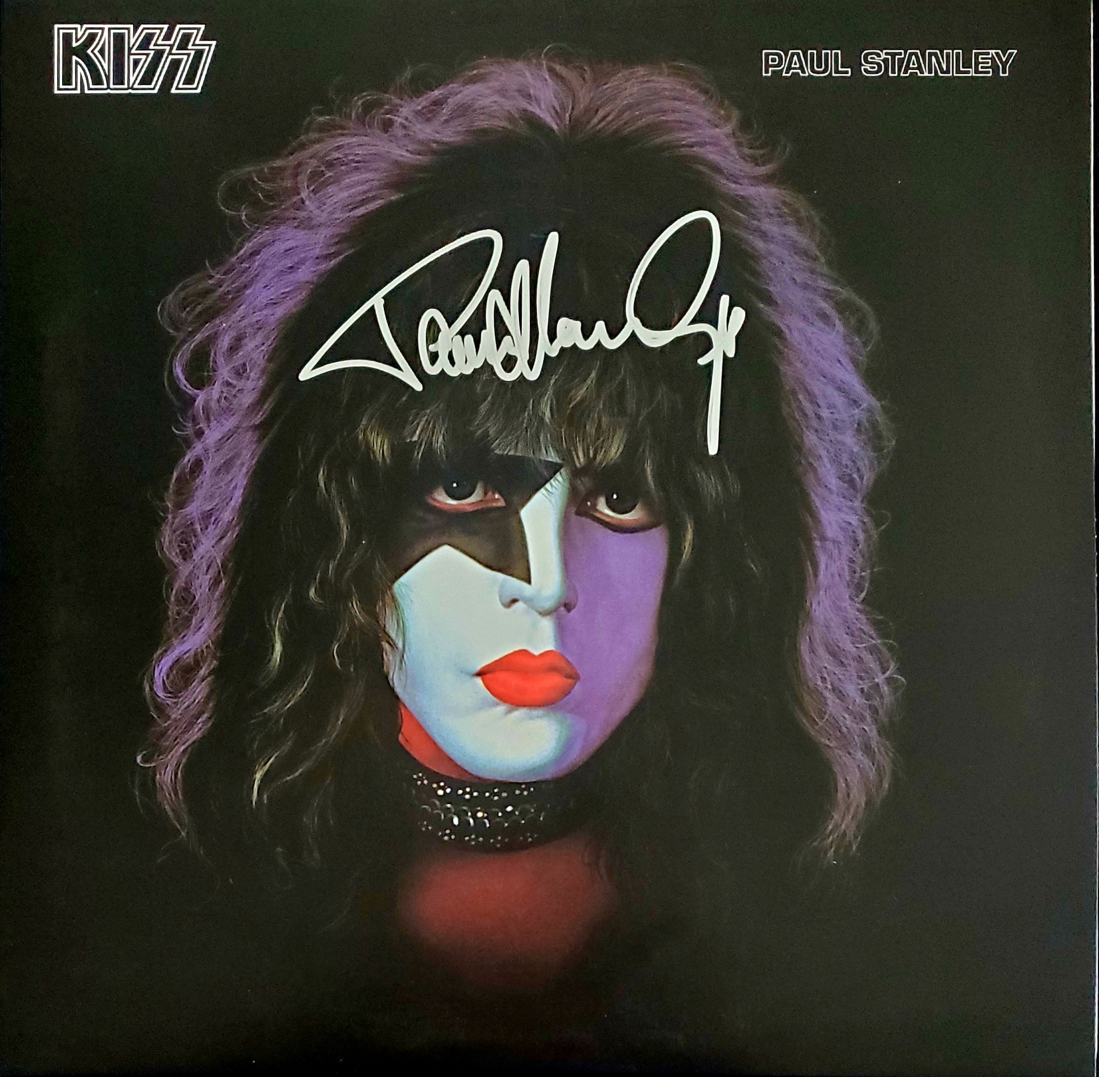 Paul Stanley 78 KISS Solo Album (2014 Pressing) Signed in Silver