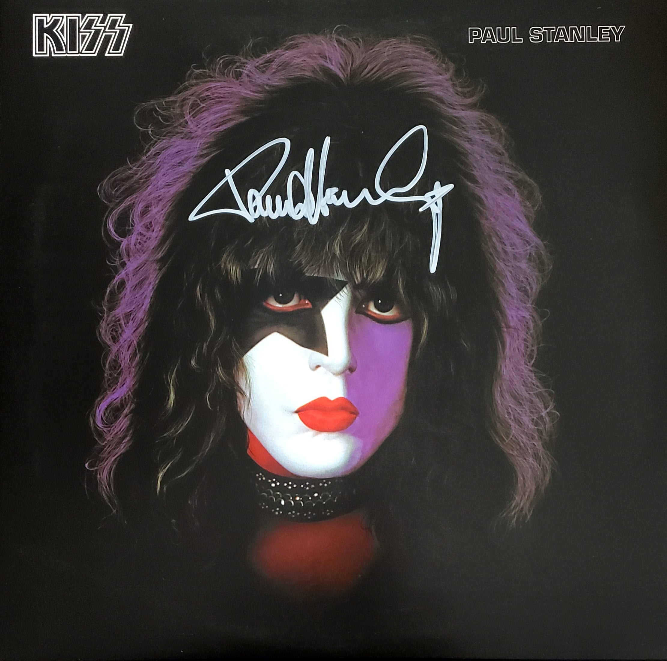 Paul Stanley 78 KISS Solo Album (2014 Pressing) Signed in White