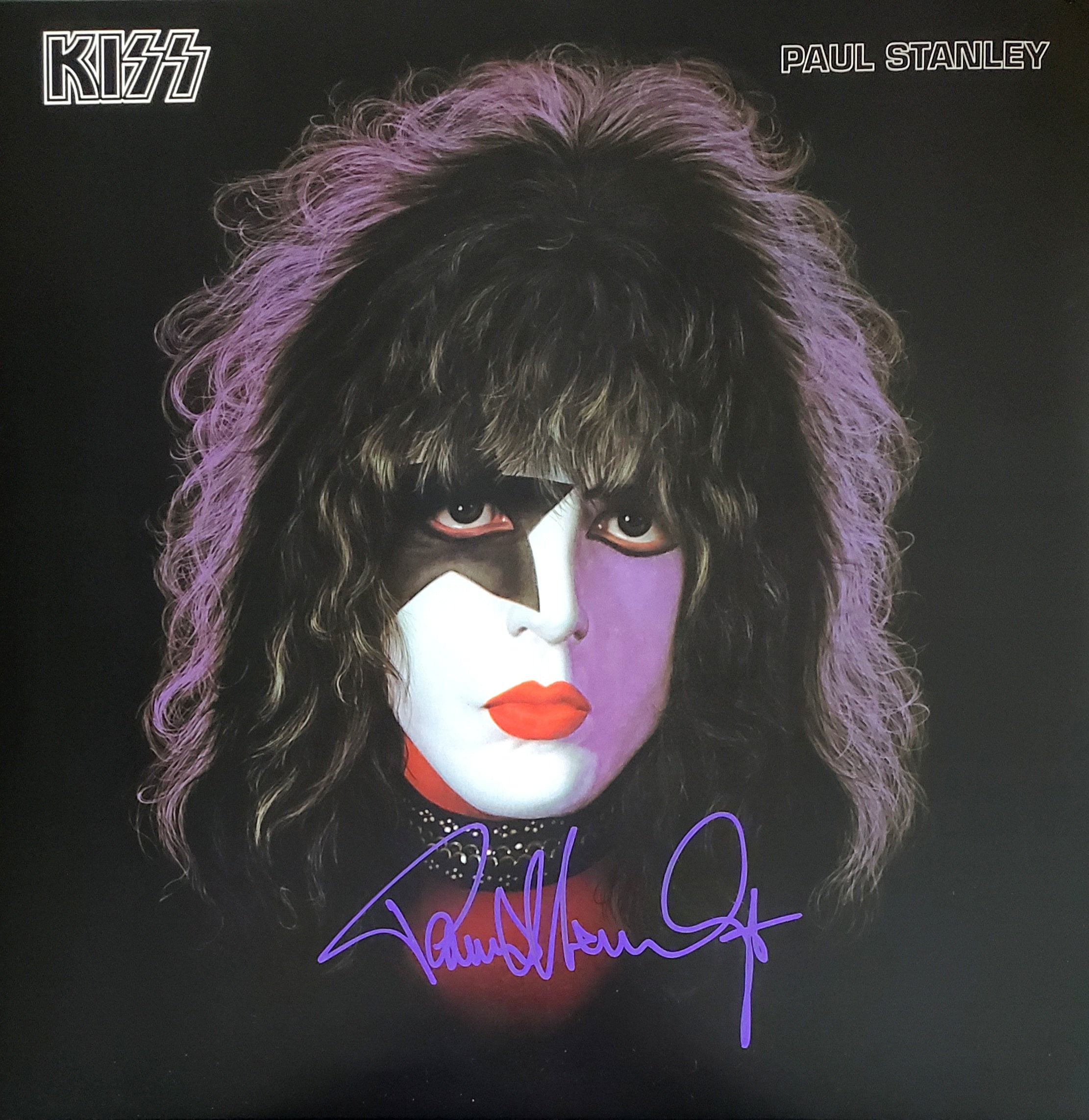 Paul Stanley 78 KISS Solo Album (2014 Pressing) Signed in Purple #2