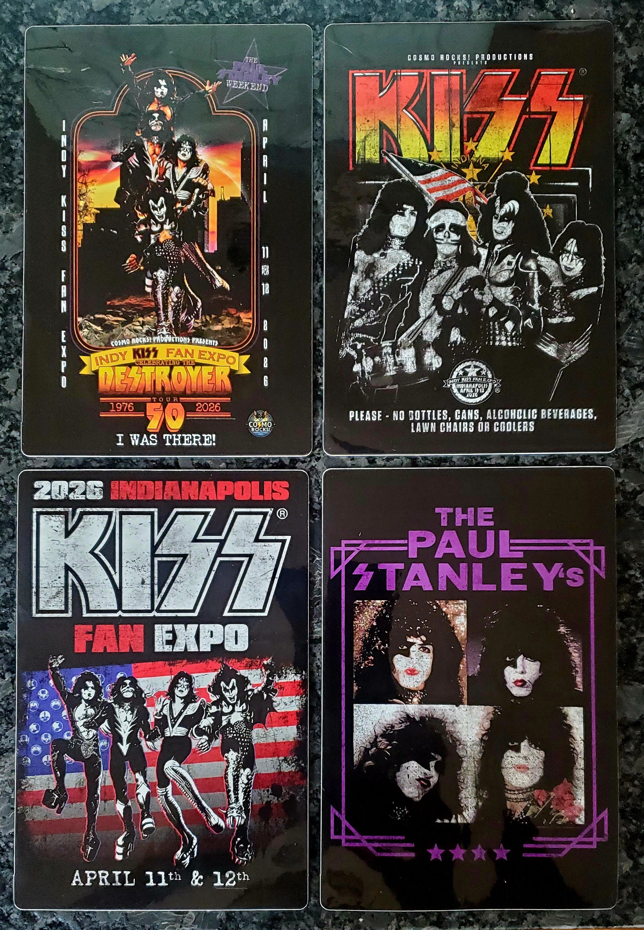 Paul Stanley Weekend / INDY Expo Sticker Set