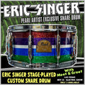 ERIC SINGER STAGE-PLAYED CUSTOM SNARE DRUM - LAS VEGAS Nov 15 SOLD OUT
