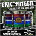 ERIC SINGER CUSTOM SNARE DRUM WITH M&G IN LAS VEGAS