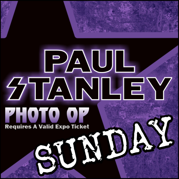 Paul Stanley SUNDAY Photo Op (MUST PURCHASE A VALID EXPO TICKET)