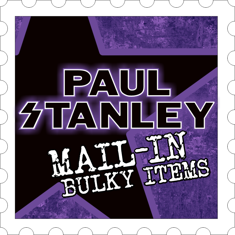 Single Mail-in Paul Stanley Bulky Item Autograph (You May Purchase up to 3)