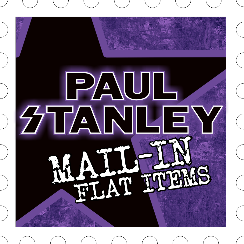 Single Mail-in Paul Stanley Flat Item or Album Autograph (You May Purchase up to 6)